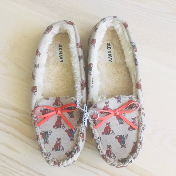 old navy moccasin slippers